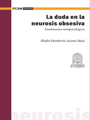 cover image of La duda en la neurosis obsesiva.
